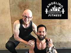 Angelino Community Fitness owners Karlos Ramirez and John Thyne