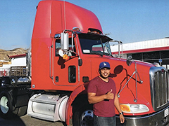 Salvador Medina, owner of Medina Truck & Transport