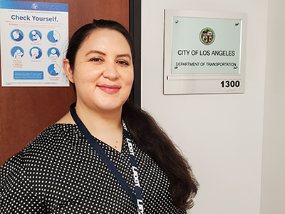 Erica Olague successfully completed the TLH Program and got hired as an Administrative Clerk for the Los Angeles Department of Transportation (LADOT)