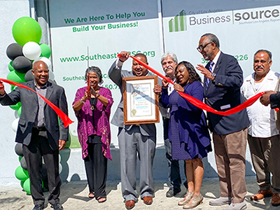 Celebrating its grand opening on May 31, 2022, the Southeast Los Angeles BusinessSource Center marks the first center to serve the Southeast LA small business community