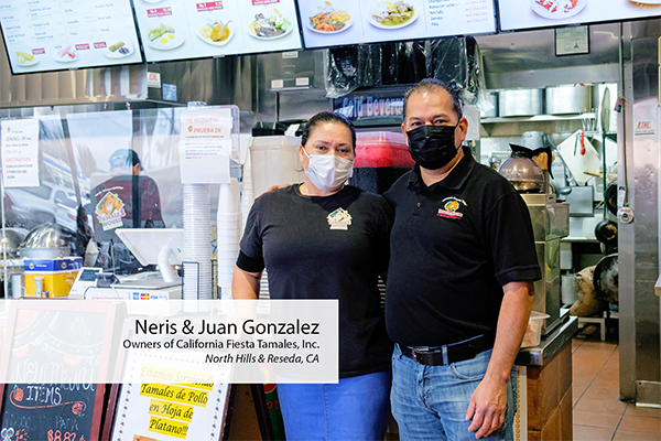 Juan and Neris Gonzalez, owners of the two Tamales House restaurants in San Fernando Valley