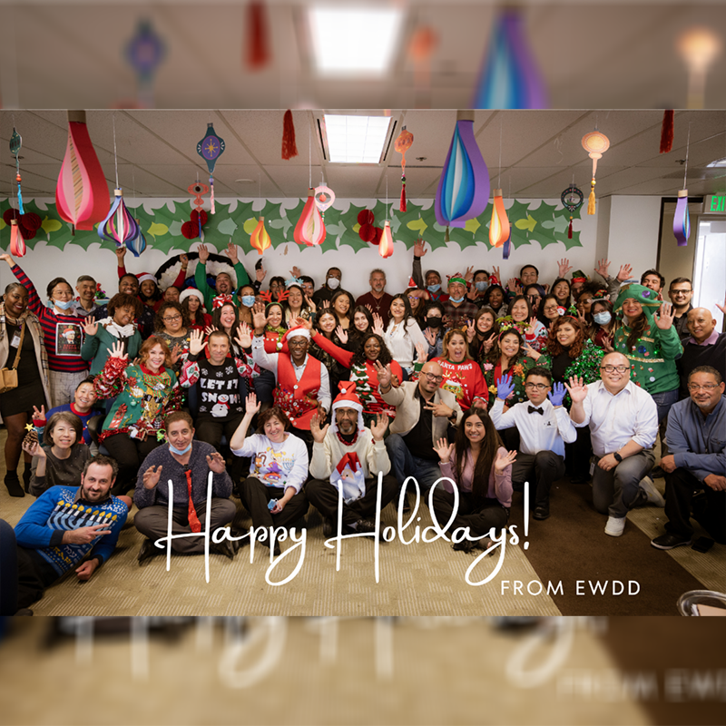 Happy holidays from the EWDD Staff (2022)